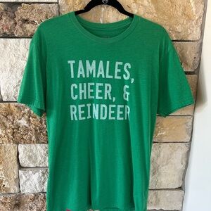 Cheer Reindeer and Tamales Christmas T Shirt